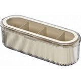 Clear Seasoning Box with 4 Compartments - Spice Organizer with Lids and Spoons - Condiment Container Set for Salt, Sugar, Pepper, and More - Countertop Spice Storage In Australia - Darrahopens