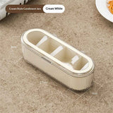 Clear Seasoning Box with 4 Compartments - Spice Organizer with Lids and Spoons - Condiment Container Set for Salt, Sugar, Pepper, and More - Countertop Spice Storage In Australia - Darrahopens