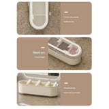 Clear Seasoning Box with 4 Compartments - Spice Organizer with Lids and Spoons - Condiment Container Set for Salt, Sugar, Pepper, and More - Countertop Spice Storage In Australia - Darrahopens