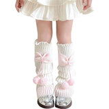 Long Leg Warmers for Women acrylic Cable Knit Thigh High Leg Warmers Loose Socks, for Dance Practice Yoga Sports In Australia - Darrahopens