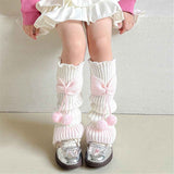Long Leg Warmers for Women acrylic Cable Knit Thigh High Leg Warmers Loose Socks, for Dance Practice Yoga Sports In Australia - Darrahopens