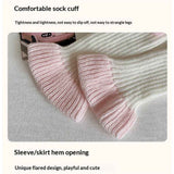 Long Leg Warmers for Women acrylic Cable Knit Thigh High Leg Warmers Loose Socks, for Dance Practice Yoga Sports In Australia - Darrahopens