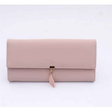 Wallet for Women PU Leather Leaf Pendant Card Holder Phone Checkbook Organizer Zipper Coin Purse | Leaf Pendant, Card Holder, Phone, Checkbook, Organizer, Zipper In Australia - Darrahopens