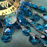 Sun Rainbow Maker for Garden Suncatchers Prisms Boho Wind Chimes, Chandelier Aurora Rainbow Glass Prisms Ornament,Window Hanging Pendant (Blue) In Australia - Darrahopens