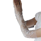Women's Lace Fingerless Gloves Bridal Elbow Length Long Gloves Opera Evening Wedding Tea Party Prom Cosplay In Australia - Darrahopens