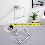Bath Towel Holder Stainless Steel Towel Hanger Towel Ring for Bathroom Lavatory Wall Mount,  Towel Ring for Bath RV In Australia - Darrahopens