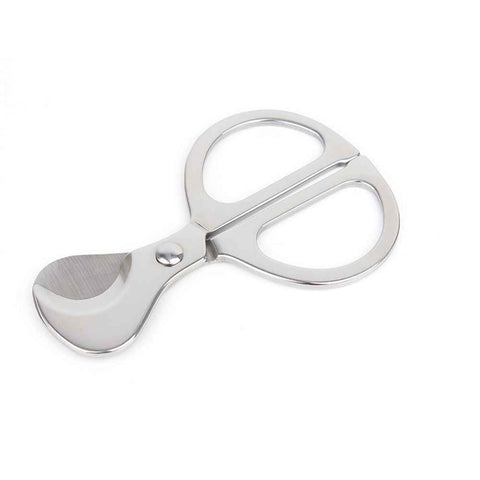 Cigar Scissors Cutter,Stainless Steel Guillotine Double Blade Straight Cut Scissors (Silver) for Cigars In Australia - Darrahopens