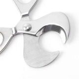 Cigar Scissors Cutter,Stainless Steel Guillotine Double Blade Straight Cut Scissors (Silver) for Cigars In Australia - Darrahopens