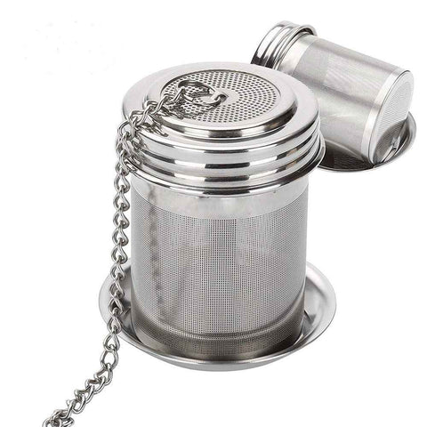 2 pack Tea Infusers for Loose Tea, Extra Fine Mesh Tea Strainers, Stainless Steel Loose Leaf Tea Steeper Tea Diffusers with Extended Chain Hook and Drip Tray In Australia - Darrahopens