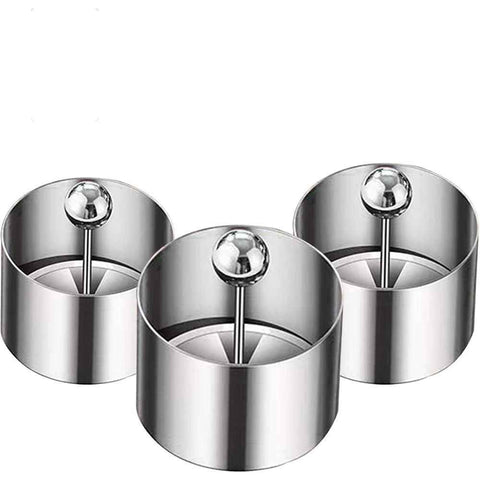 3 pack Mold Rice Ball Maker: Stainless Steel Sushi Mold with Press Set Round Lunch Maker for Kids Lunch Bento and Home Use In Australia - Darrahopens