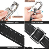 Trailer Cross Tie, Horse Haulage Adjustable Nylon Straps Leads with Panic Snap Fixed Eye Equestrian Equipment In Australia - Darrahopens