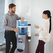 Cup Dispenser, Water Cooler Pull Type Cup Holder Fits 5oz - 7oz Cone or Flat Bottom Cups,14" Tube Length Black