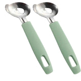 4 Pack Cactus Peeler Spoon, Stainless Steel, Multi-Function Peeling Knife, Cutting Noodle Knife, Kitchen Tool (green) In Australia - Darrahopens