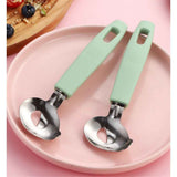 4 Pack Cactus Peeler Spoon, Stainless Steel, Multi-Function Peeling Knife, Cutting Noodle Knife, Kitchen Tool (green) In Australia - Darrahopens