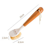 2 pack Wooden Dish Brush, Dish Brushes with Handle, Wooden Handle Soft Scrubber Kitchen Brush for Dishes and Vegetables In Australia - Darrahopens