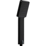 Square Handheld Shower Head - Spray,Phantom Night Black,  Grip for Low Pressure Bathrooms, 6-Layer Filter (Head Only) In Australia - Darrahopens