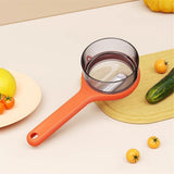 2 pack Kitchen Special Fruit Peeler with Box Storage, New Sided Stainless Steel Multi-Function Peelers, Upgrade Vegetable Peeler with Catcher Peeler with Storage Bucket (Orange) In Australia - Darrahopens