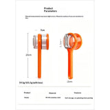 2 pack Kitchen Special Fruit Peeler with Box Storage, New Sided Stainless Steel Multi-Function Peelers, Upgrade Vegetable Peeler with Catcher Peeler with Storage Bucket (Orange) In Australia - Darrahopens