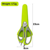 2 pack Kitchen Scissors All-Purpose Heavy Duty, Poultry Shears with Strong Magnet Knife Holder, Stainless Steel Removable Safe Blade, Kitchen Shears For Food, Cutting Meat, Herbs, Poultry, Bones