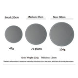 8 10 12 Inch Microwave mat, Multi-Purpose Hot Pad,Pot Holder,Baking,Drying, Silicone mats for Microwave,Dishwasher Safe - Splatter Guard, Set of 3,Grey