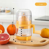 Manual Citrus Juicer with Rotating Crank - Large Capacity Hand Press for Lemon Orange Lime Grapefruit | Max Extraction, Ergonomic Handle for Effortless Squeezing, Dishwasher Safe & Compact Storage In Australia - Darrahopens
