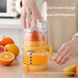 Manual Citrus Juicer with Rotating Crank - Large Capacity Hand Press for Lemon Orange Lime Grapefruit | Max Extraction, Ergonomic Handle for Effortless Squeezing, Dishwasher Safe & Compact Storage In Australia - Darrahopens