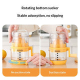 Manual Citrus Juicer with Rotating Crank - Large Capacity Hand Press for Lemon Orange Lime Grapefruit | Max Extraction, Ergonomic Handle for Effortless Squeezing, Dishwasher Safe & Compact Storage In Australia - Darrahopens