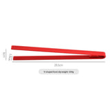 4 Pcs 11.6 Inch Silicone Tongs for Cooking Silicone Tweezer Toaster Tongs Long Heat Resistant Kitchen Grilling Serving Utensils for Food BBQ, Pan Fried Steak, Salad(Red)