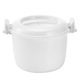 Microwave Rice Cooker - Non-Stick Microwave Steamer, 1.8L Container Perfect for Small Kitchens, Dorms, Singles & Quick Meals (1.8L)