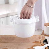 Microwave Rice Cooker - Non-Stick Microwave Steamer, 1.8L Container Perfect for Small Kitchens, Dorms, Singles & Quick Meals (1.8L) In Australia - Darrahopens