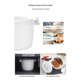 Microwave Rice Cooker - Non-Stick Microwave Steamer, 1.8L Container Perfect for Small Kitchens, Dorms, Singles & Quick Meals (1.8L) In Australia - Darrahopens