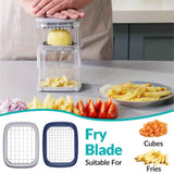Vegetable Chopper: Veggie Dicer Fruit Slicer, Potato French Fry Cutter, Wedge Cutter, Onion Chopper, Safe to Use, Easy to Clean & Store（Only box） In Australia - Darrahopens