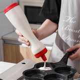2 pack Premium Pancake Pen - Batter Squeeze Bottle for Perfect Pancake Designs | Easy-to-Clean Pancake Batter Dispenser with Drip-Free Valve | Ideal for Pancakes, Waffles, and Baking Needs（red） In Australia - Darrahopens
