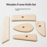2 set DIY Ceramic Tools Art Tools Potters Rib for Pottery/ Sculpting/ Ceramic/ Polymer Clay Carving Modelling Using In Australia - Darrahopens