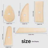 2 set DIY Ceramic Tools Art Tools Potters Rib for Pottery/ Sculpting/ Ceramic/ Polymer Clay Carving Modelling Using In Australia - Darrahopens