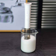 Milk Frother Wand for Coffee, Silent Coffee Foamer Drink Mixer,Handheld Frother Rechargeable Electric Whisk for Latte, Cappuccino, Hot Chocolate, Egg(Home and Travel Set White) In Australia - Darrahopens