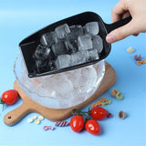 PP Plastic Utility Ice Scoop. black, Multipurpose Large Scooper for Everyday Tasks in Greenhouse, Garden & Home