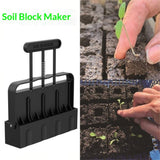 Hand-held Soil Blocker Manual Seedling Soil Blocking Soil Block Maker Reusable Soil Blocking Tool for Seedlings Garden Tools