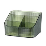 Makeup Organizer Cosmetics Storage Box, Large Capacity Make Up Brush Holder Organizer Vanity Accessories, Bathroom Countertops, Desk Storage Container, Cosmetic Display cases(Green,only box) In Australia - Darrahopens
