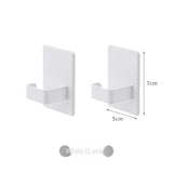1 set 2 pcs Magnetic Laundry Basket Holder, White, Float, Organize, Organize Bathroom, Kitchen, Entryway, Doors, Cabinets on Smooth Surfaces