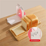 Bread Slicer for Homemade Bread | 5 Thicknesses Mode for Sourdough, Rounds Loaves, Bagels, Toast & Sandwiches | Foldable & Adjustable | Space Saving | Indoor Outdoor Use In Australia - Darrahopens