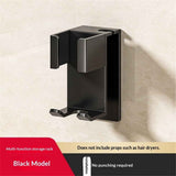 Hair Straightener Holder Wall Mounted Blow Dryer Holder, Blow Dryer and Curling Iron Holder, Hair Dryer and Straightener Holder, Bathroom Hair Tools Organizer and Storage (Black) In Australia - Darrahopens