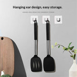 Pack of 2 Silicone Solid Non Stick Slotted Kitchen Spatulas, High Heat Resistant BPA Free Cooking Utensils, Ideal Cookware for Fish, Eggs, Pancakes(gray)