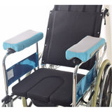 Wheelchair Armrest Covers – Soft Padded Cushions for Comfort & Support – Moisture-Wicking Fabric – Easy to Install – Fits Standard Wheelchairs