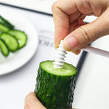 2 pack Spiral Cutter, Spiral Cutter for Veggies, Kitchen Spiralizer Tool for Cucumber, Potato, Carrot and More