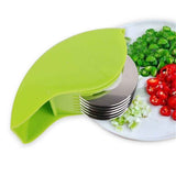 2 pack Herb Roller Mincer, Manual Hand Scallion Chive Mint Cutter with 6 Stainless Steel Blade Kitchen vegetable chop In Australia - Darrahopens