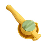 Dual-action Citrus Press, Citrus Juice Press Squeezer for Lemons and Limes with Seed Catcher and Pour Spout, Yellow In Australia - Darrahopens