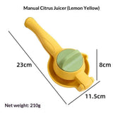Dual-action Citrus Press, Citrus Juice Press Squeezer for Lemons and Limes with Seed Catcher and Pour Spout, Yellow In Australia - Darrahopens