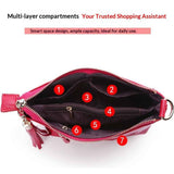 Genuine Leather Wristlet Clutch for Women Ultra-Slim Ladies Credit Card Holder Wallet Purses（rose red） In Australia - Darrahopens