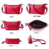 Genuine Leather Wristlet Clutch for Women Ultra-Slim Ladies Credit Card Holder Wallet Purses（rose red） In Australia - Darrahopens
